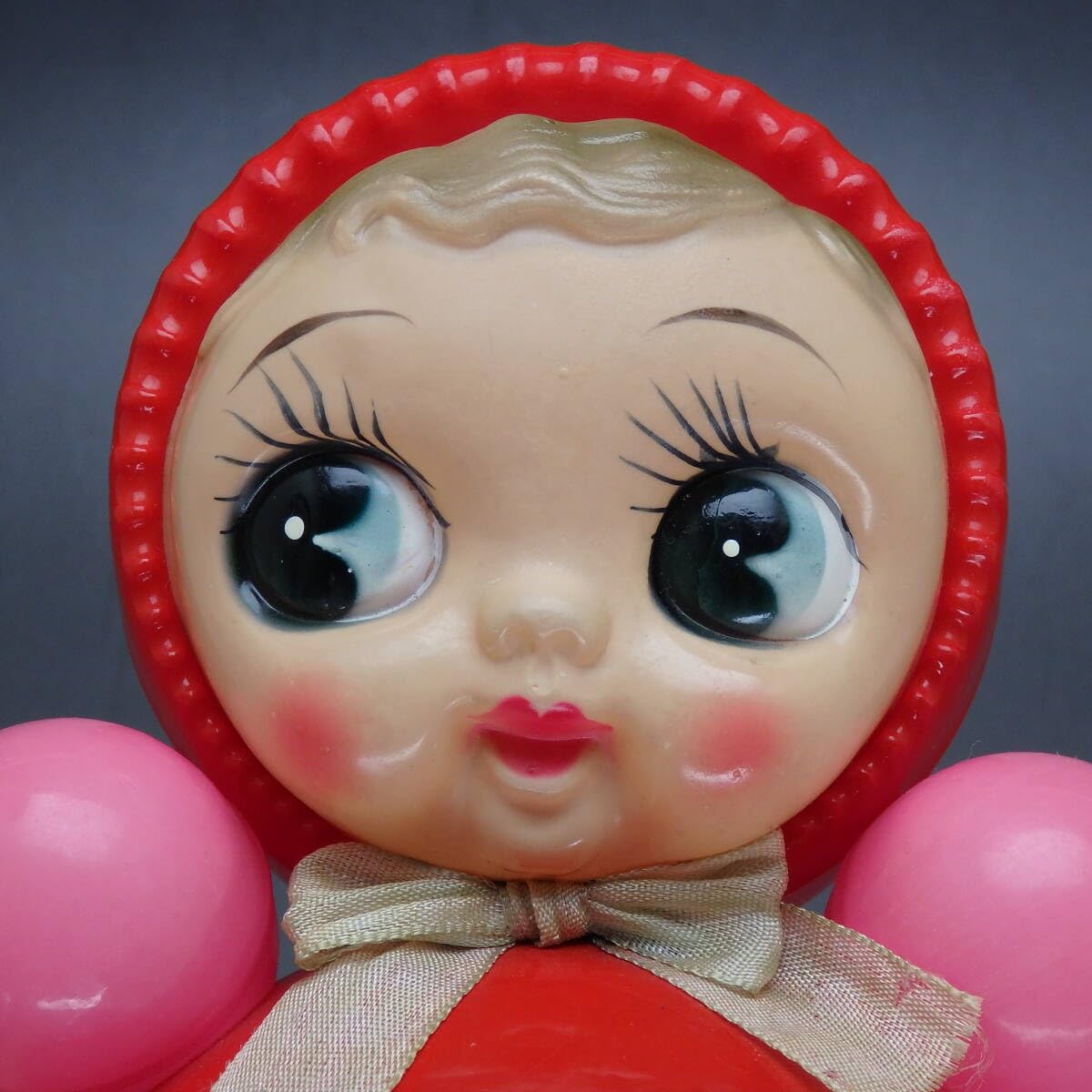 セルロイドのおもちゃ Amazon | セルロイド 起き上がり 20cm 赤ちゃん玩具 ビンテージ